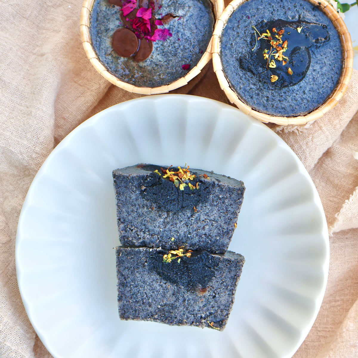Seasonal Black Sesame Wellness Mochi Box (Vegan, Low Sugar) The Clean