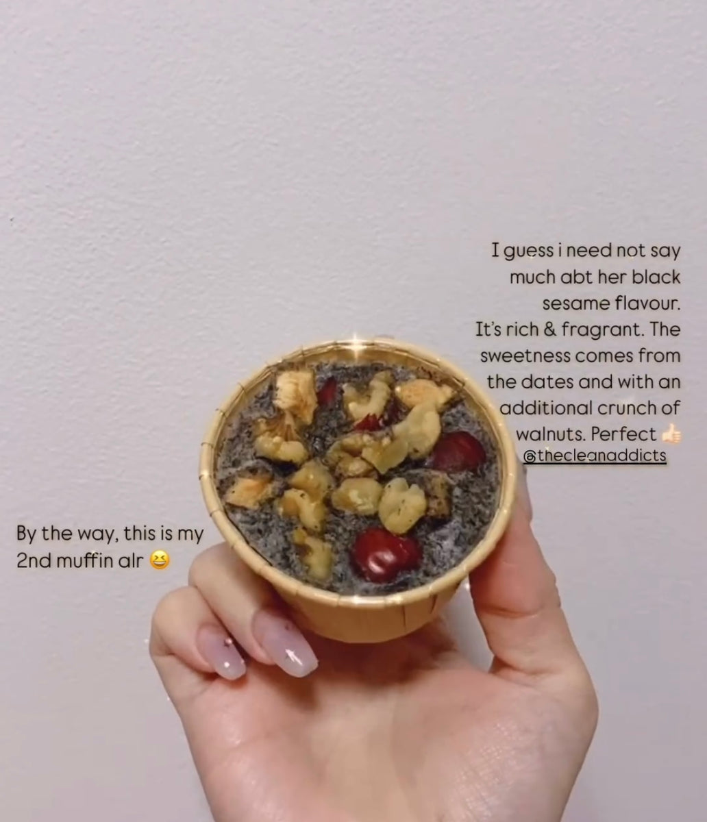 Seasonal Black Sesame Wellness Mochi Box (Vegan, Low Sugar) The Clean