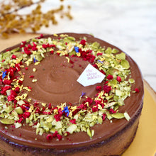 Load image into Gallery viewer, Vegan Double Chocolate Mochi Cake (Gluten Free, Vegan, Refined Sugar Free, Nut Free) The Clean Addicts Bakery Delivery Cake