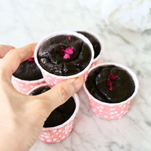 Load image into Gallery viewer, Vegan Double Chocolate Mochi muffins (Gluten Free, Vegan, Refined Sugar Free, Nut Free) The Clean Addicts Bakery Delivery Cake