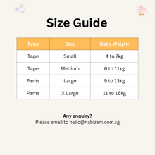 Load image into Gallery viewer, Nabizam Singapore Baby Diaper Sample (Complimentary)