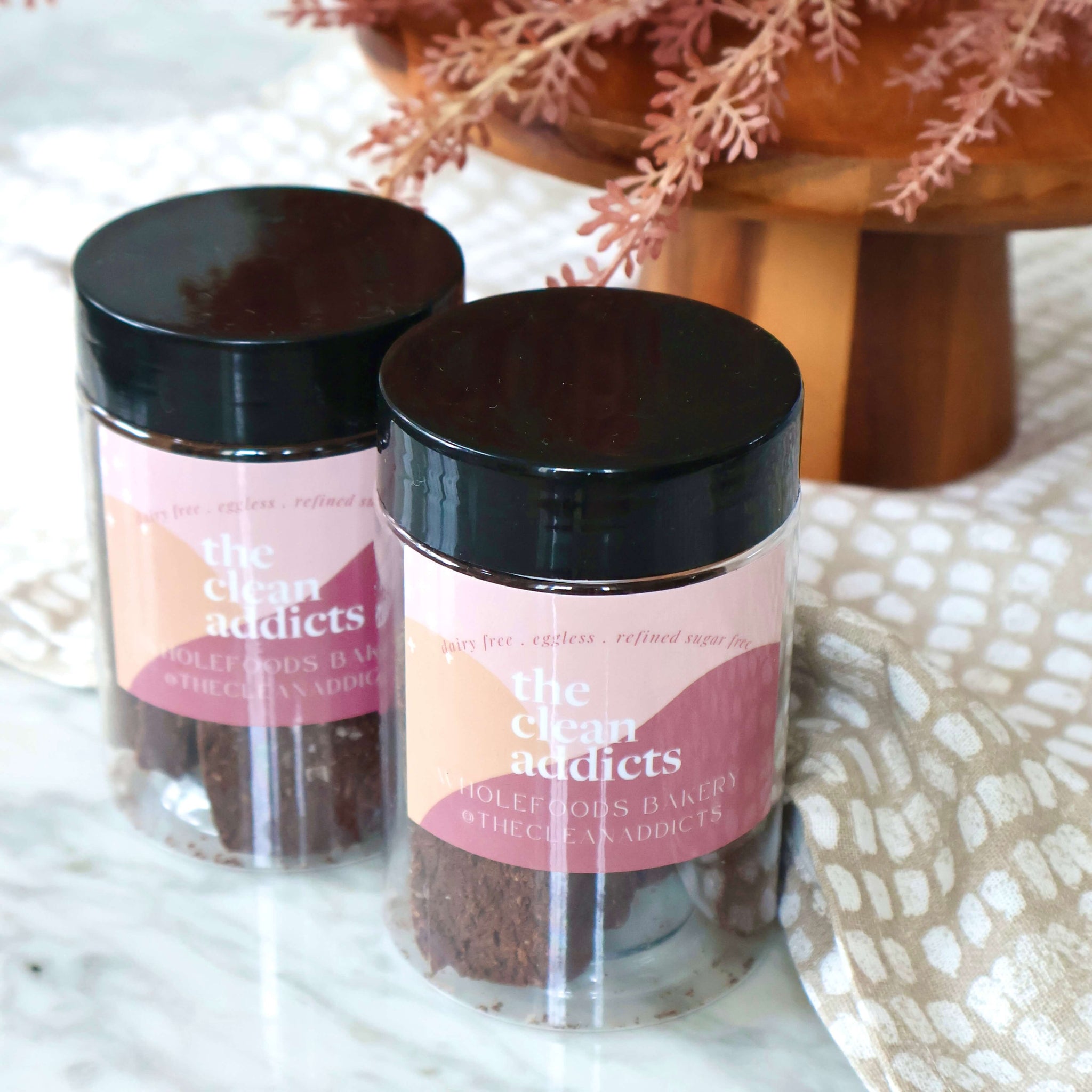 PETITE TUB BUNDLE OF 3 Vegan Dark Chocolate x Sea Salt Oat Shortbrea