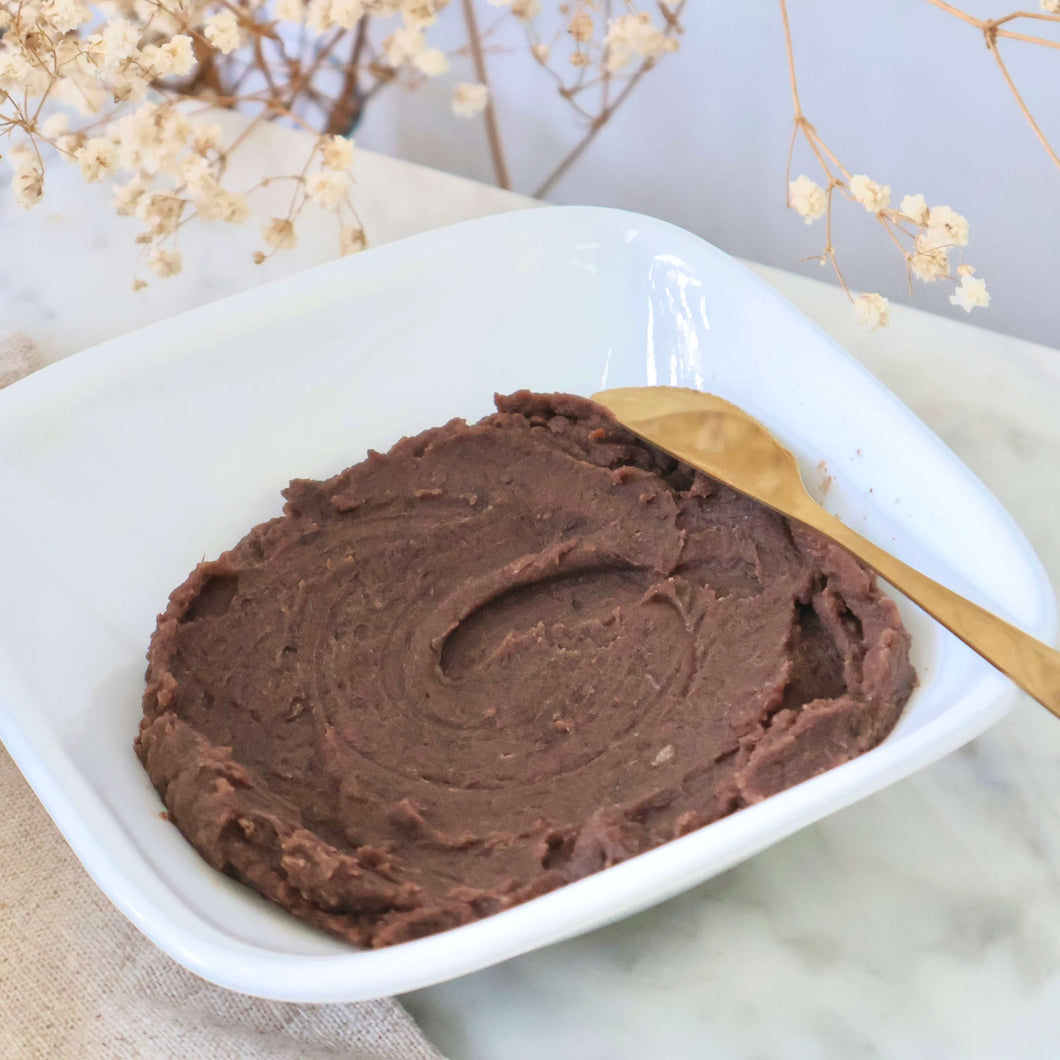 Delicious and Nutritious Vegan Red Bean Paste - Made from Red Beans and Dates - Perfect for Healthy Snacks and Desserts - Buy Now at Our Vegan Bakery Shop!
