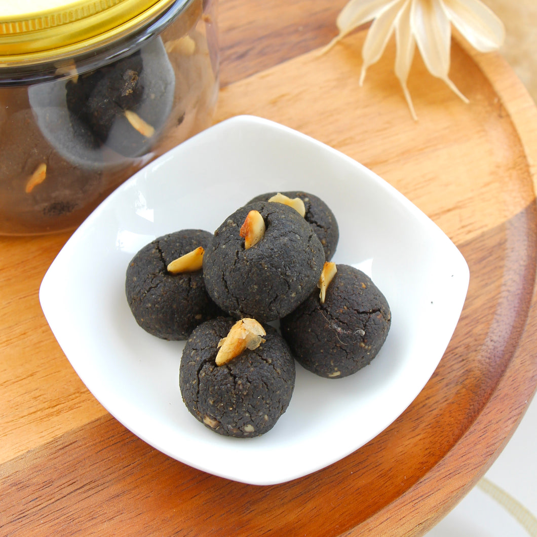 Vegan Flourless Black Sesame Cookies (Gluten Free, Lactation Cookies, Diabetic Friendly, Nut Free)