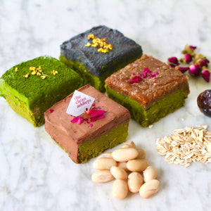 Wholefoods Matcha Fudge Sampling Gift Box - 4 Squares (Vegan, Refined Sugar Free)